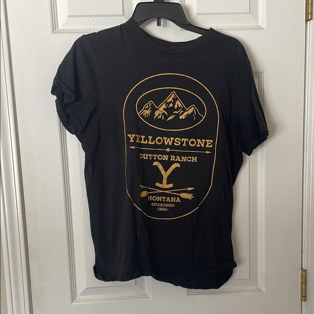 Yellowstone Dutton Ranch Black T-Shirt